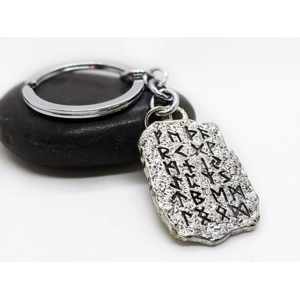 Viking Rune Stone Keyring
