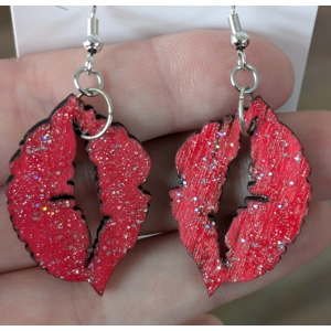 Hot Lips earrings