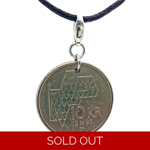 Stave Church Krone Coin Necklace