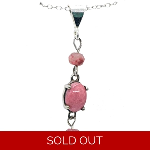 National Gemstone Dangle Necklace
