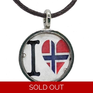 I love Norway Necklace