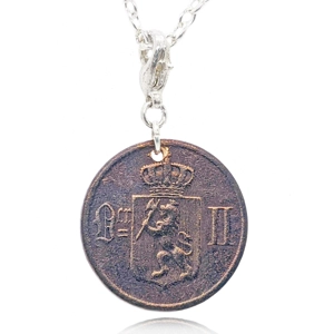 Lion Øre Coin Necklace