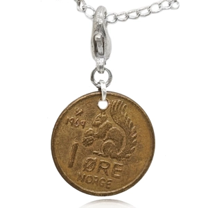 Squirrel Øre Coin Necklace