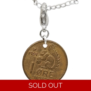 Squirrel Øre Coin Necklace