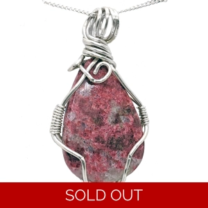 Wire Wrapped Pendant Necklace