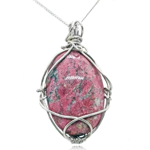 Wire Wrapped Pendant Necklace