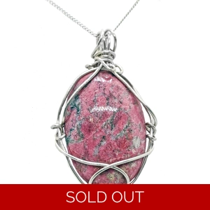 Wire Wrapped Pendant Necklace