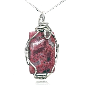 Wire Wrapped Pendant Necklace