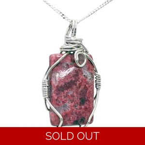 Wire Wrapped Pendant Necklace