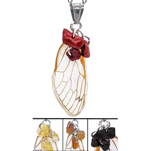 17-year Periodical Cicada Wing Necklace