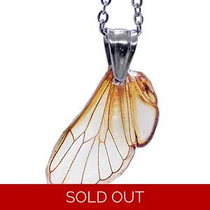17-year Periodical Cicada Wing Necklace