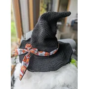 Slouchy Ribbon Witch Hat