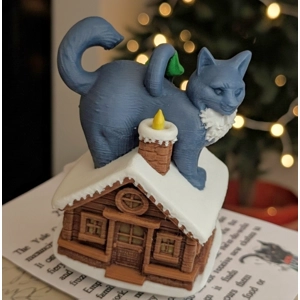Yule Cat Ornament