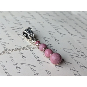 Multi Stone Drop Necklace
