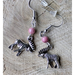 Moose & Thulite Earrings