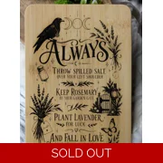 Practical Magic Cutting Board