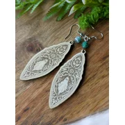 Victorian Scrollwork Ghosty Earrings