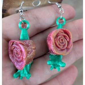 Rose Snail earrings