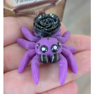 Rose Spider necklace