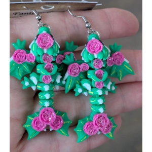 Rose Wyvern earrings