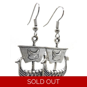 Viking Ship Earrings