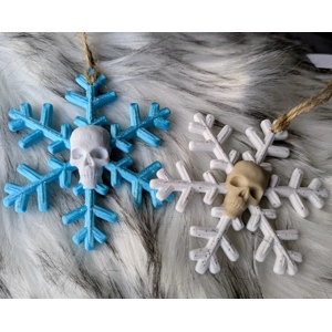 Skullflake Ornament
