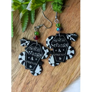 Strange and Unusual Beetlejuice Movie Earrings
