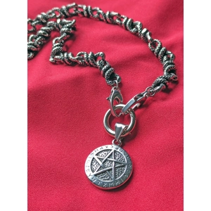 Pentagram & Snakes Necklace