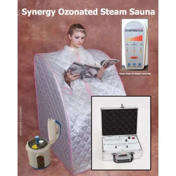 Complete Ozone Steam Sauna w Synergy WPS-100 Ozone Machine