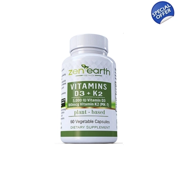 Vitamin D3 and K2 MK7 60 Count
