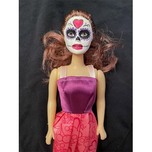 Pink Sugar Skull Doll