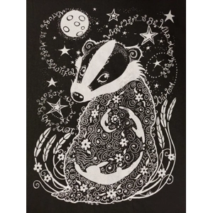 Starry night badger