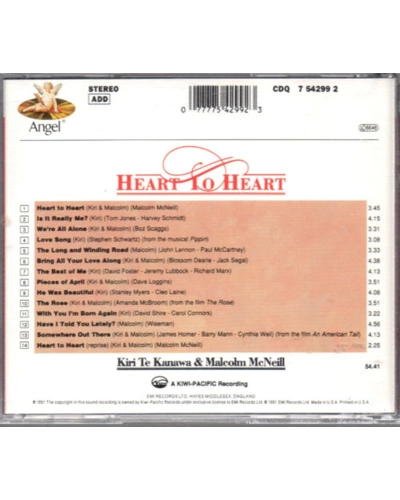Dame Kiri Te Kanawa - Heart To Heart CD Malcolm McNeill