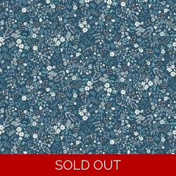 Makower - Foxwood - Wildflower - Dark Blue - Fat Quarter