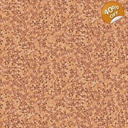 Makower - Hello Autumn - Mini Blooms - Pink (Brown)