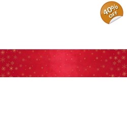 V & Co - Ombre Flurry Metallic - Christmas Red