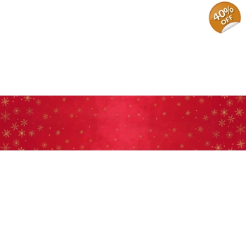 V & Co - Ombre Flurry Metallic - Christmas Red