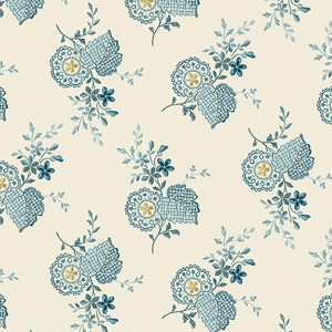 Laundry Basket Quilts - Plumeria - Cream