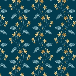 Laundry Basket Quilts - Clematis - Midnight