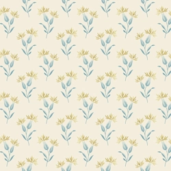 Laundry Basket Quilts - Sea Lavender - Cream