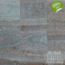 Surface Cork - Blue with Silver