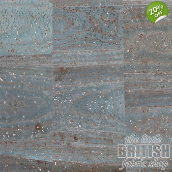 Surface Cork - Blue with Silver