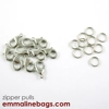 Emmaline Hooks & Rings for Zipper Pulls - Pack of 10