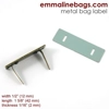 Emmaline Bag Label - handmade - Pack of 1