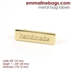 Emmaline Bag Label - handmade - Pack of 1