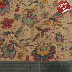 Cork Print - Amazon Flowers