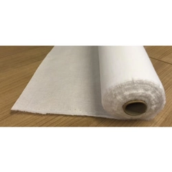 25m - Woven Fusible Light/Medium Interfacing 112cm - White