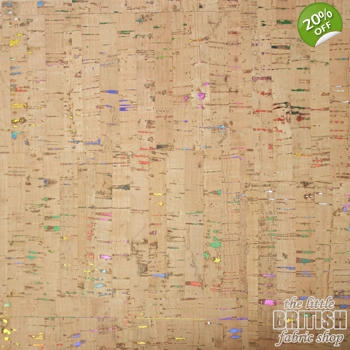 Natural Cork - Multicolour flecks