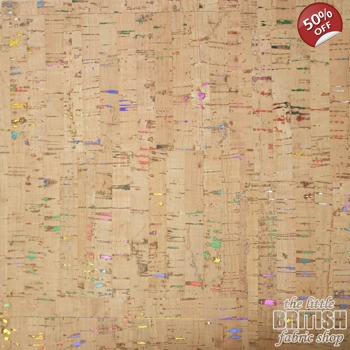 REMNANT - Natural Cork - Multicolour flecks - 21cm