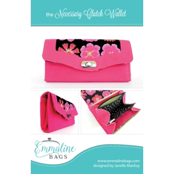 Necessary Clutch Wallet - Paper Pattern - Emmaline Bags